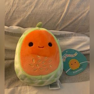 NWT Francois the Cantaloupe Melon 5" Fruit Squishmallow